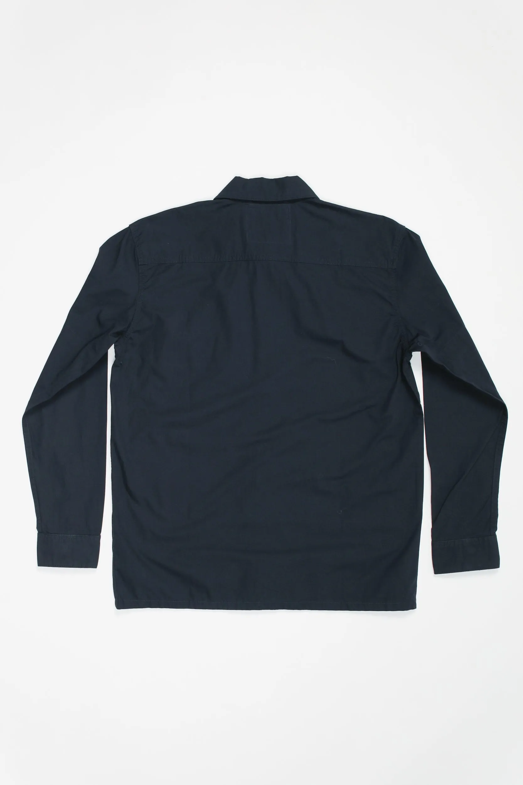 6001 Lightweight Buttoned Overshirt | Midnight Blue