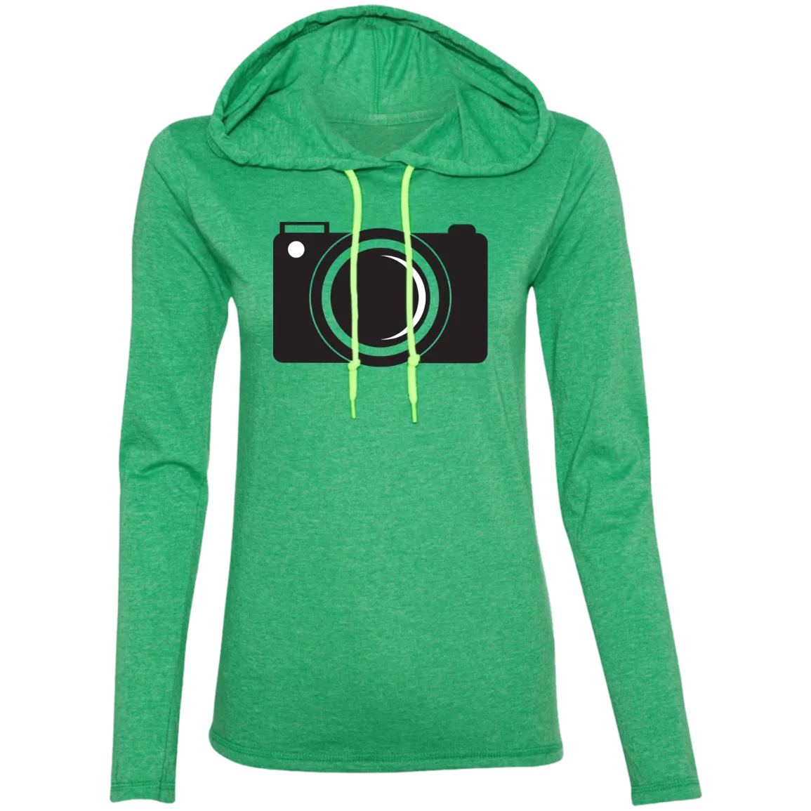 887L Ladies' LS T-Shirt Hoodie  |  Gift