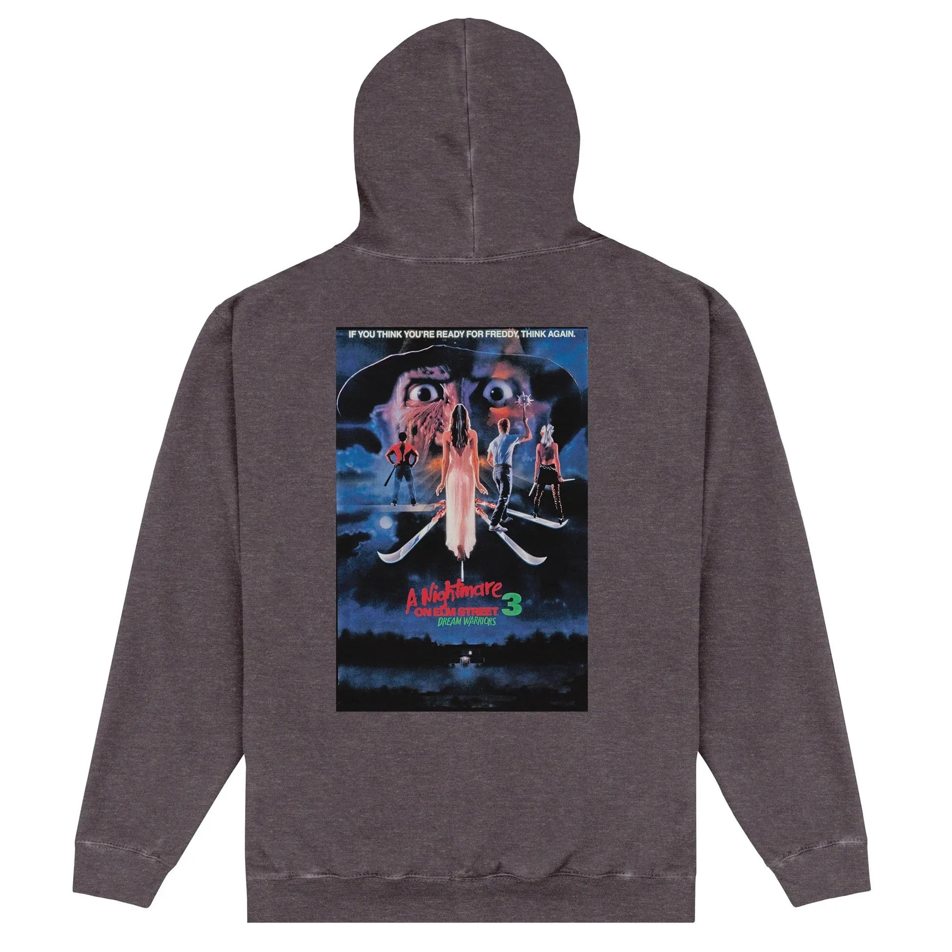 A Nightmare On Elm Street Unisex Adult Poster Acid Wash Hoodie