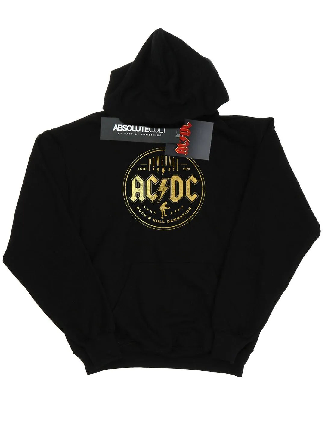 AC/DC Womens/Ladies Rock N Roll Damnation Hoodie