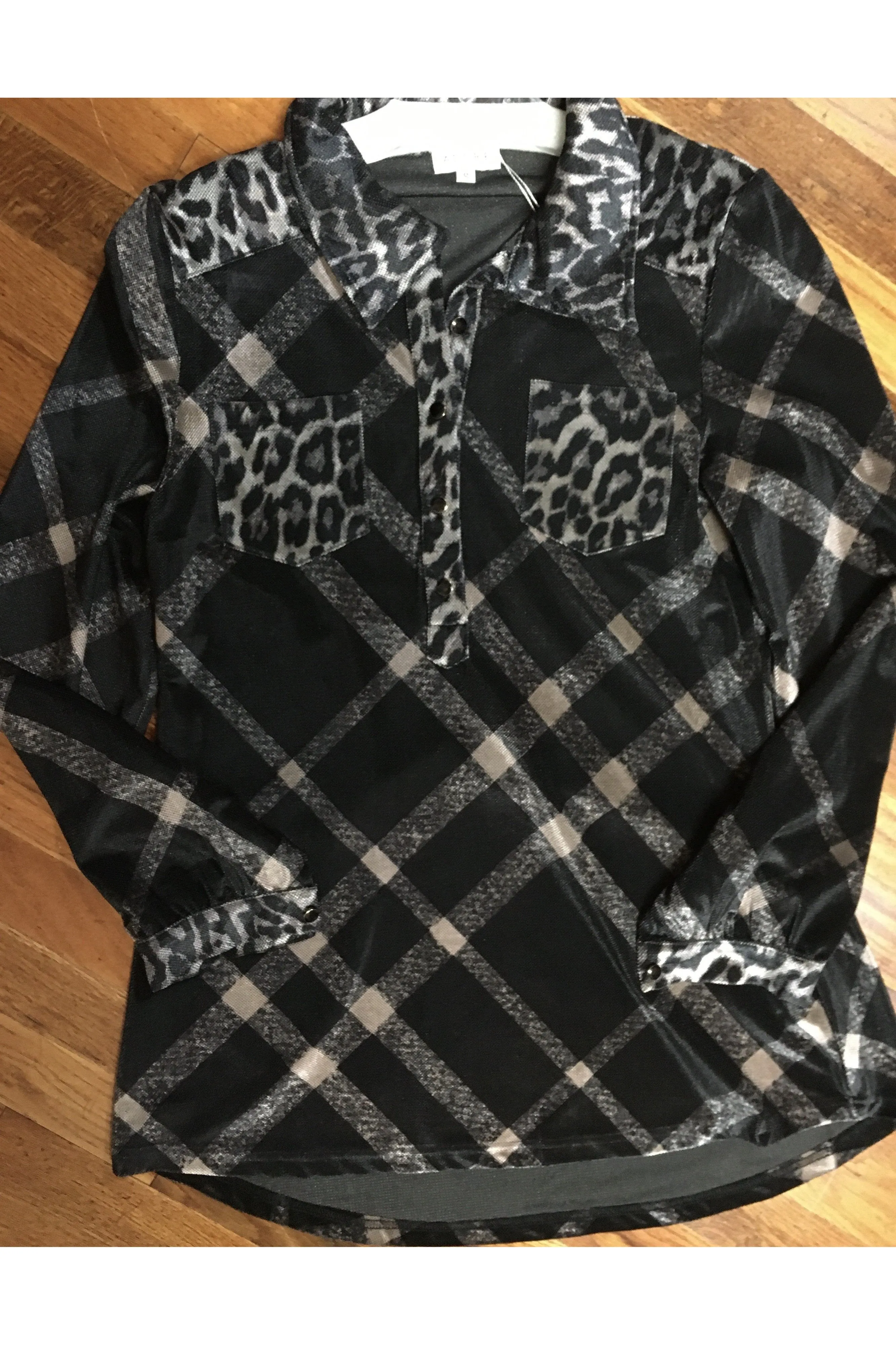 Adore Animal Print Blouse