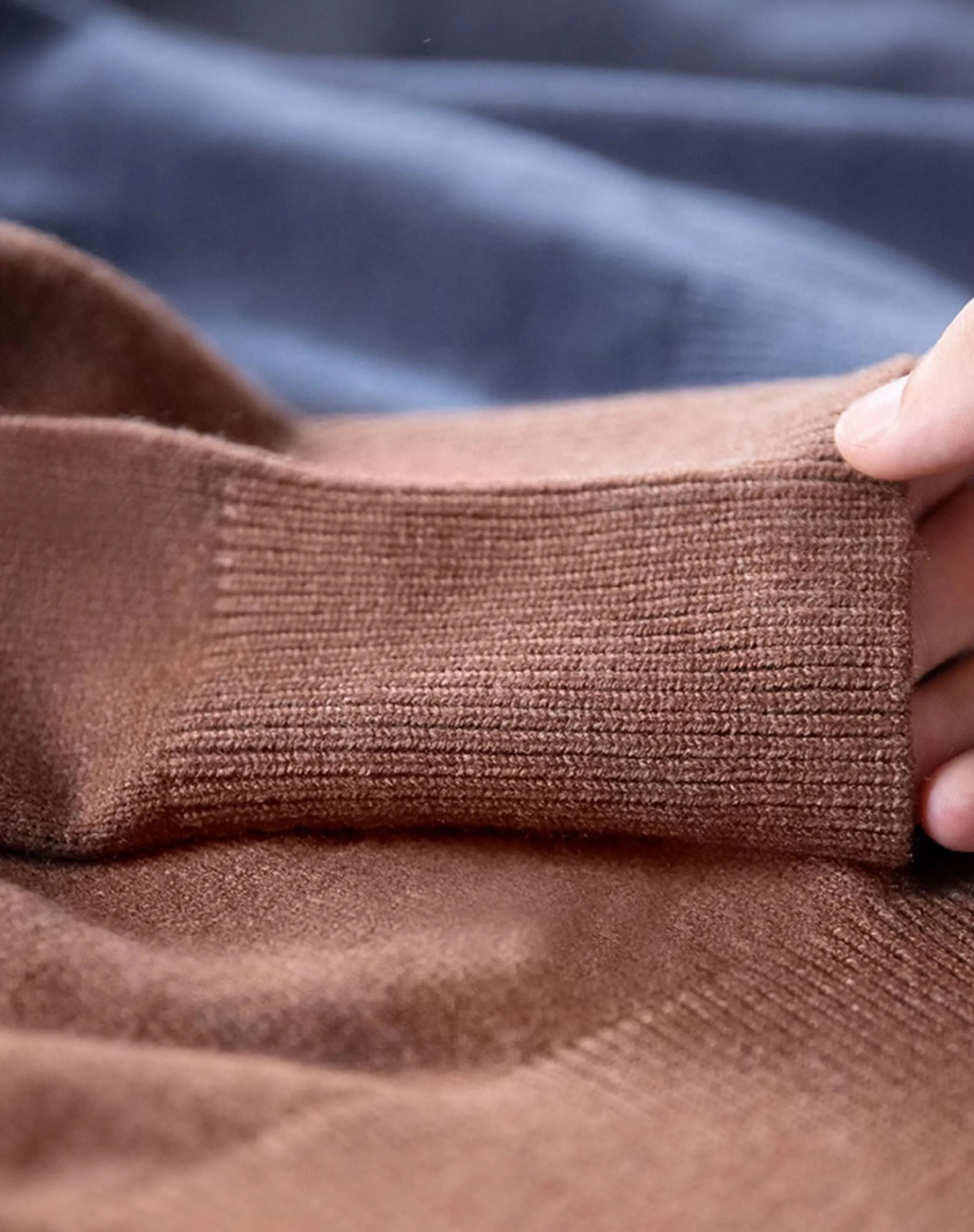 American Casual Workwear Turtleneck Warm Bottoming Men's Sweater