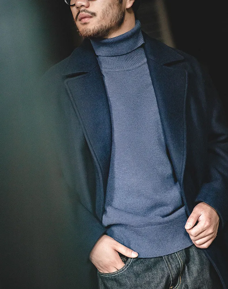 American Casual Workwear Turtleneck Warm Bottoming Men's Sweater