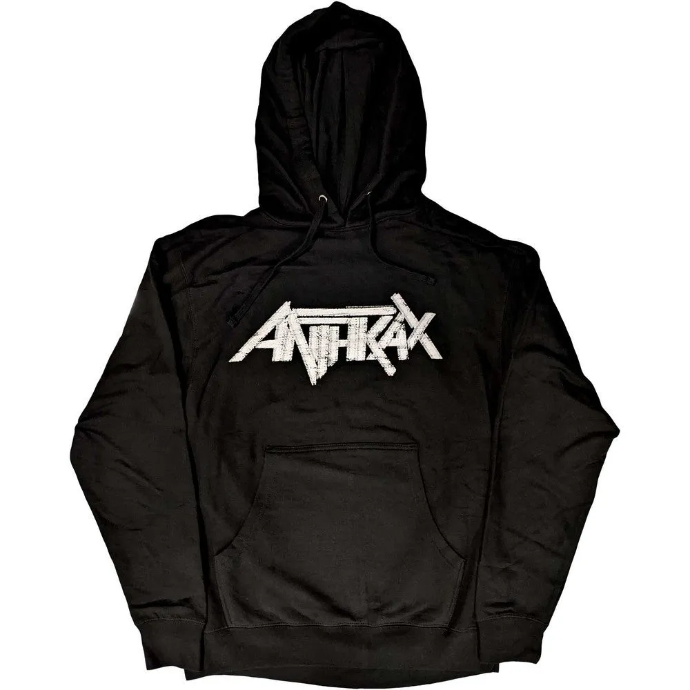 Anthrax Unisex Adult Logo Hoodie