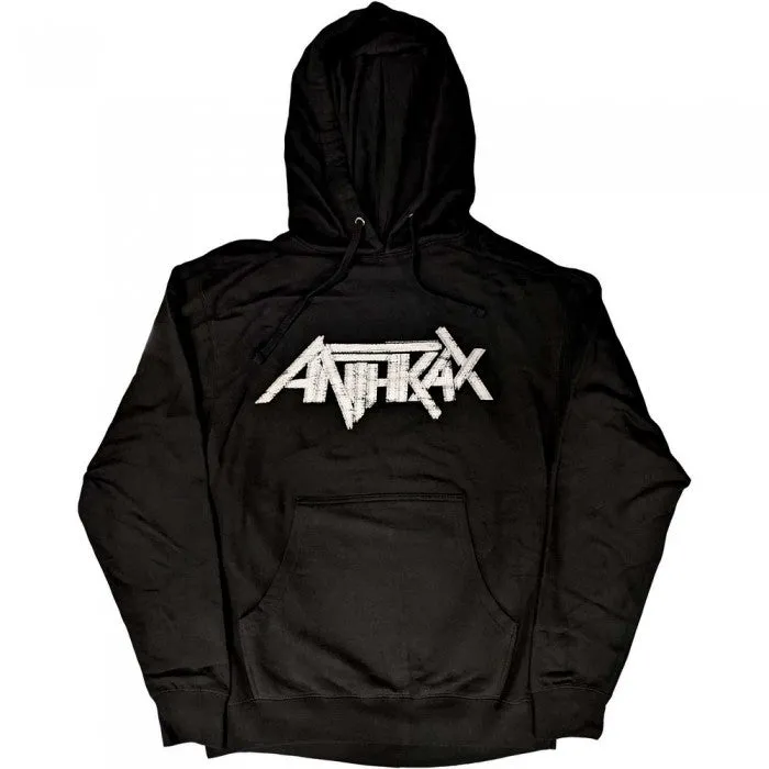 Anthrax Unisex Adult Logo Hoodie