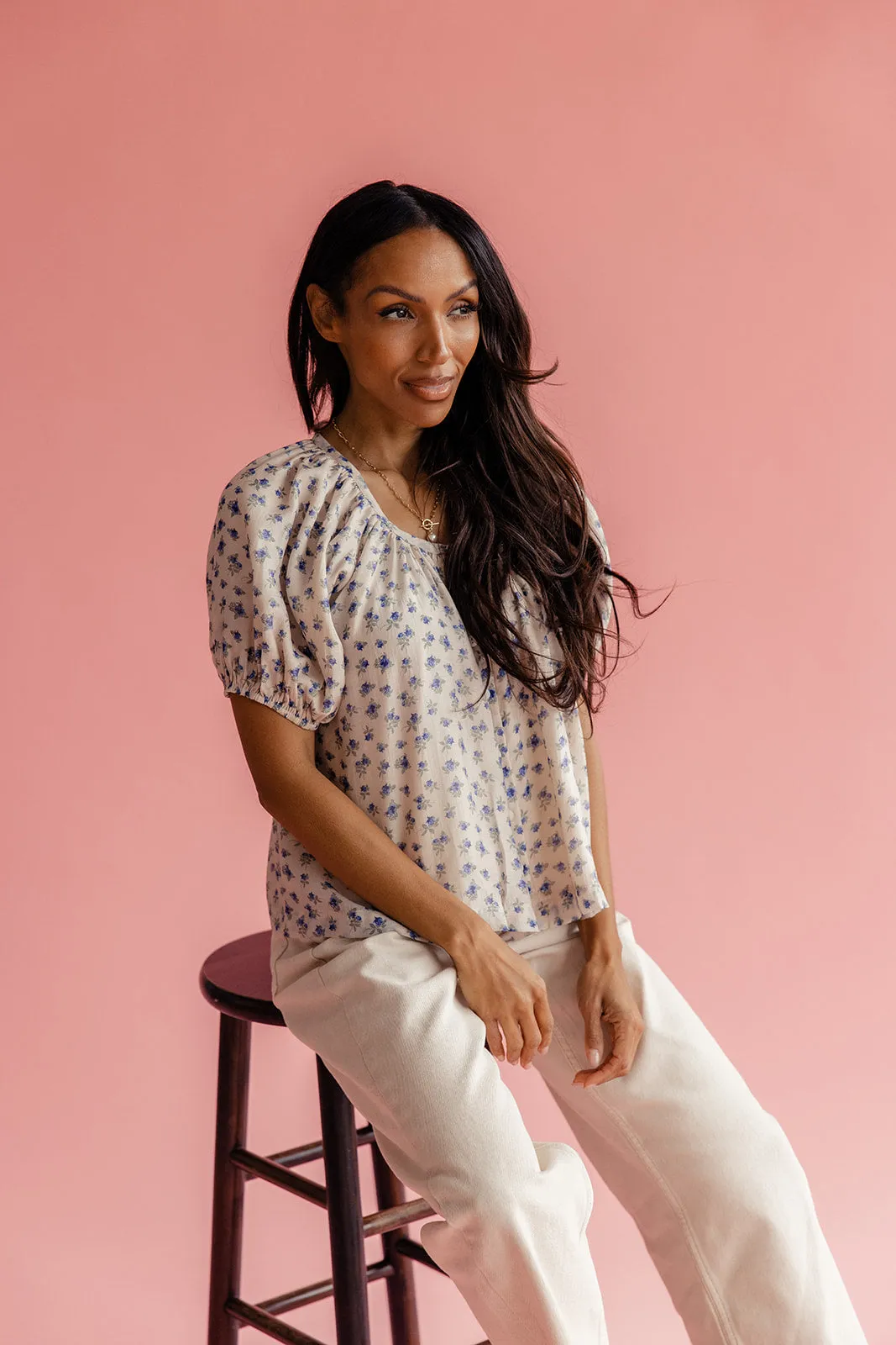 Arla Button Down Blouse