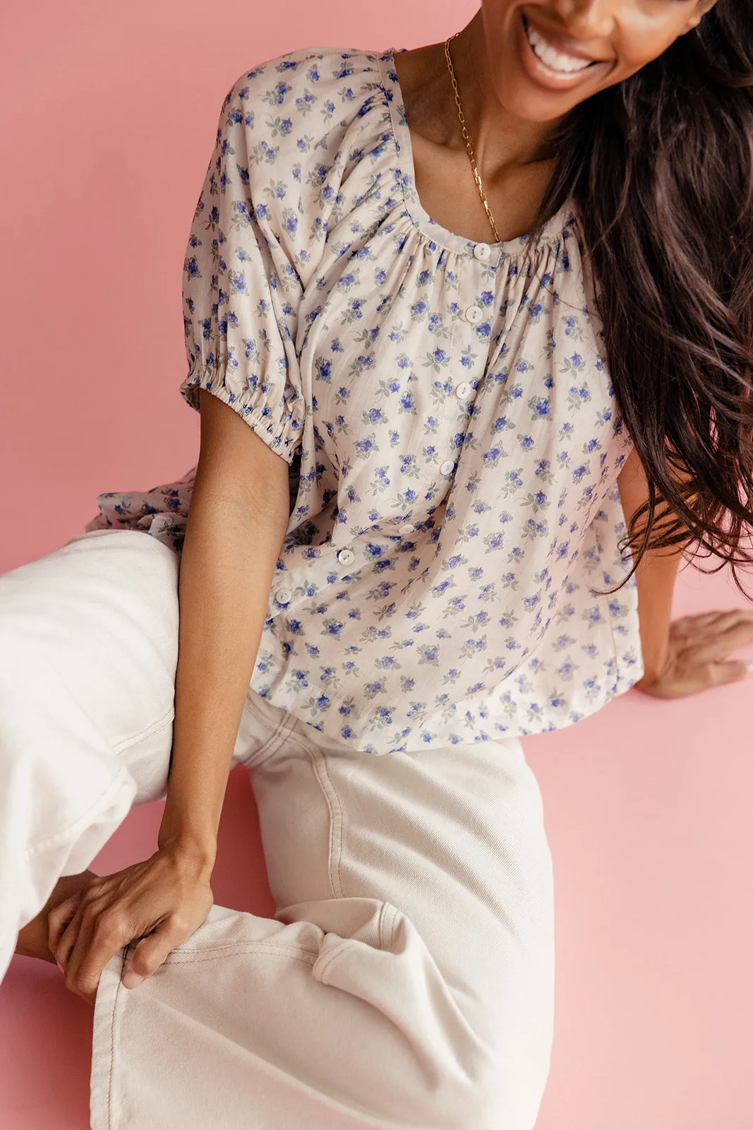 Arla Button Down Blouse