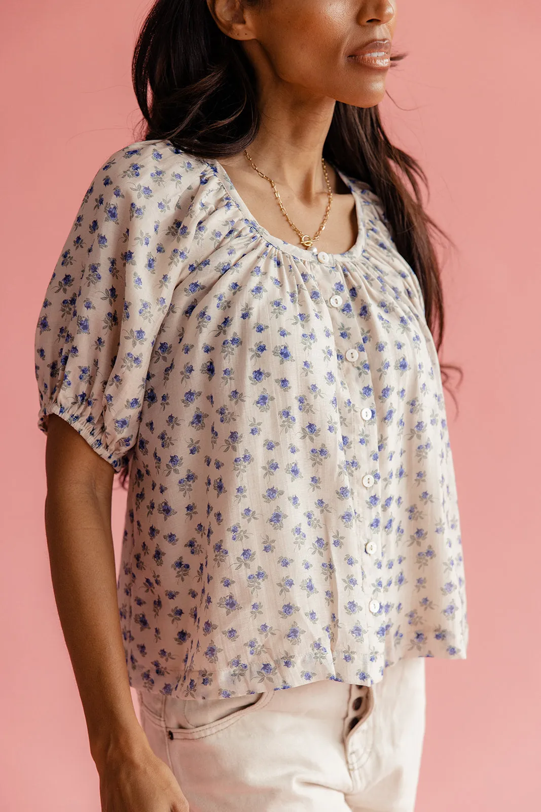 Arla Button Down Blouse