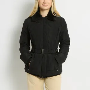 Armani Lightweight Puffer With Fur Collar - M