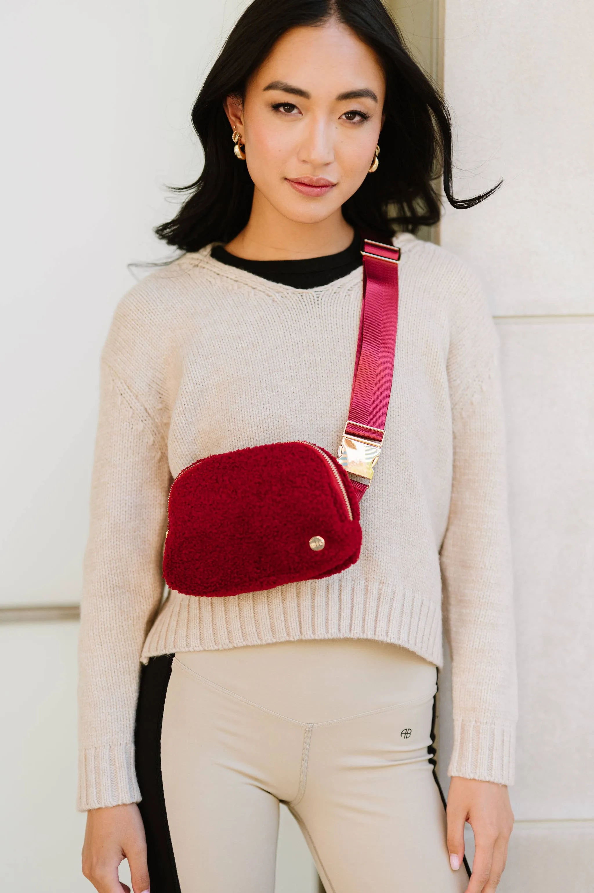 Aspen Sherpa Crossbody Bag - Multiple Colors