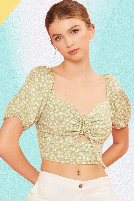 Avery Floral Print Top