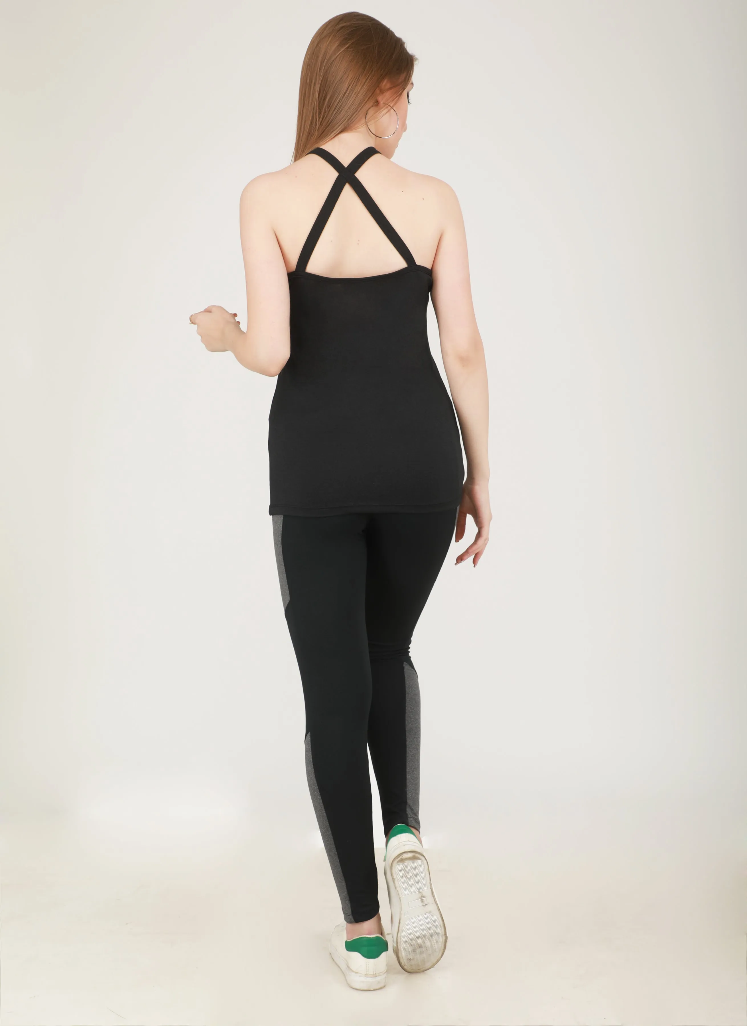 Black Halter Tank Top