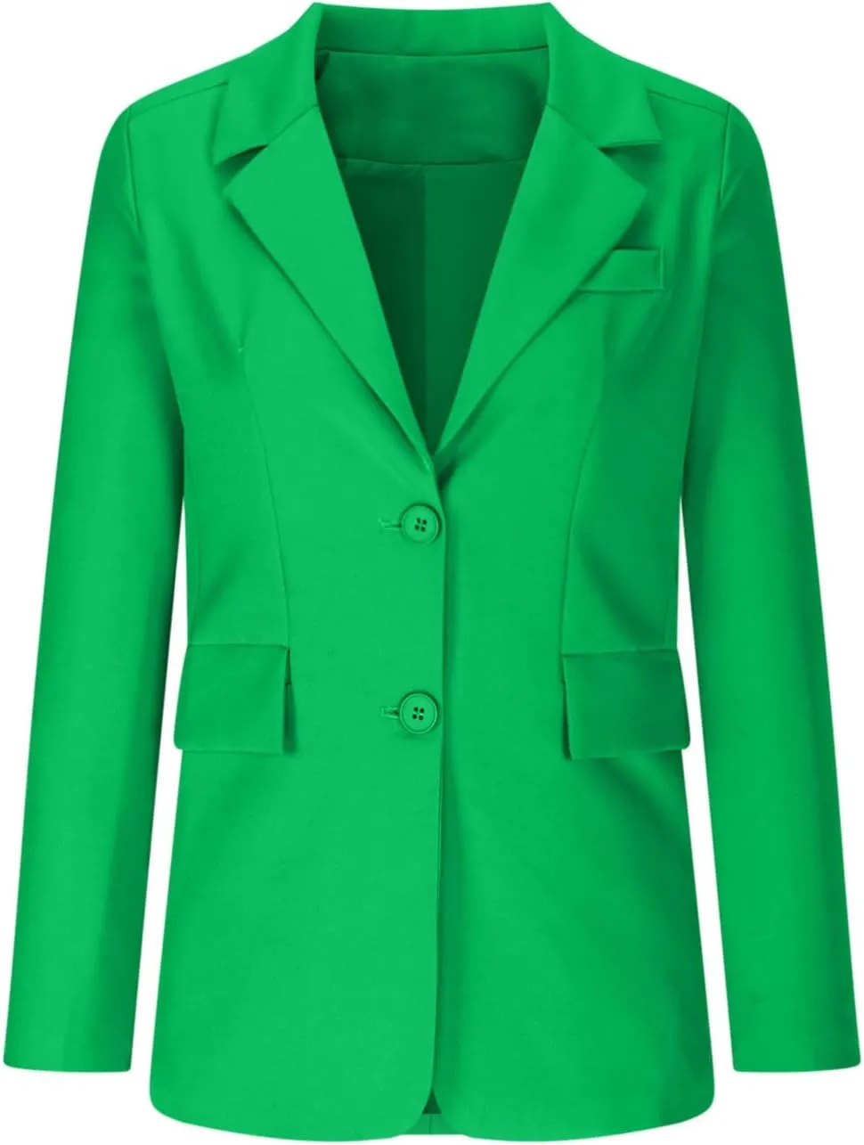 Blazers for Women Trendy Dressy Suit Jackets,2024 Winter Bussiness Suit Clothes,Long Sleeve Button Open Front Tops
