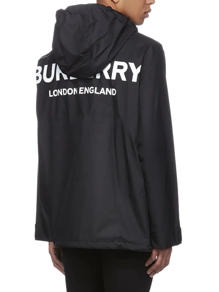 Burberry Logo Print Lightweight Jacket