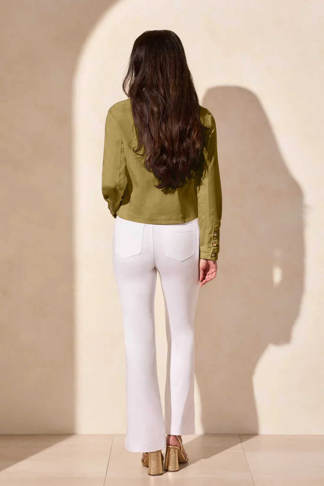 Button Front Jacket - Loden