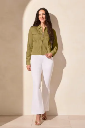Button Front Jacket - Loden