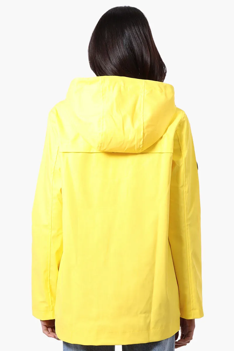 Canada Weather Gear Hooded Soft Shell Lightweight Jacket - Yellow