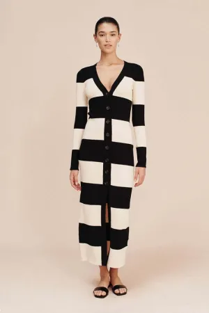 Cardigan Maxi Sweater Dress