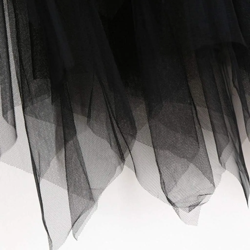 Casual Womens Comfortable High Waist Pleated Tutu Skirt Ladies Midi Skirt Trendy Skirts for Women