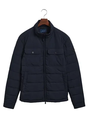 Channel Quilted Windcheater - Evening Blue