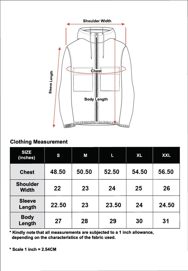 Cheetah Men Oversized Fit Cotton Blend Long Sleeve Hoodies Jacket - 30700