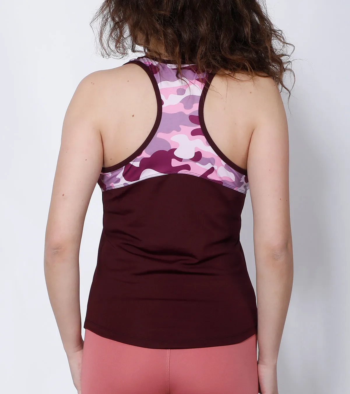 Cherry Camo Racerback Tank-Top