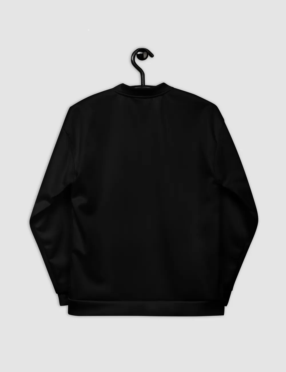 Classic Black Men's Lightweight Bomber Jacket