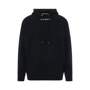 Classic Logo Over Hoodie in Black/White