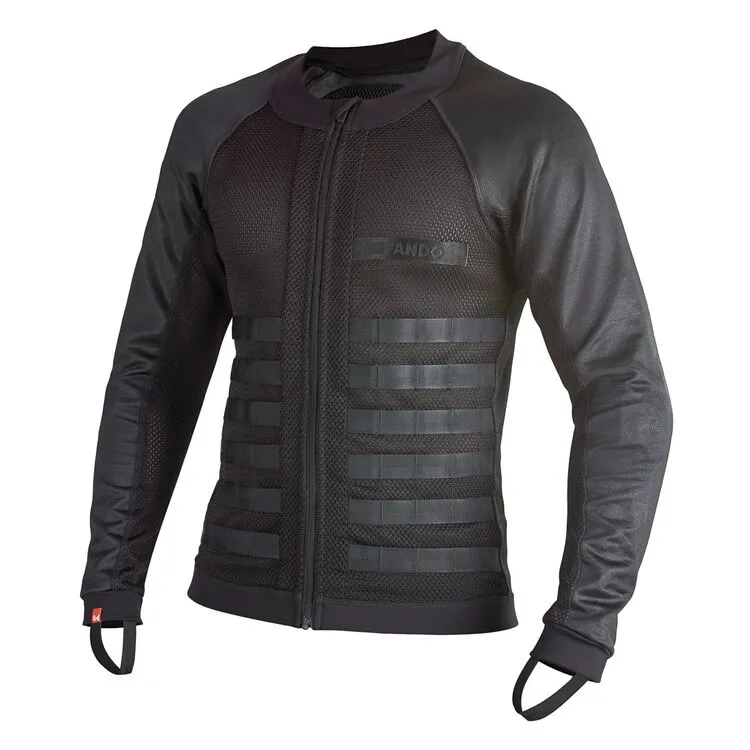 COMMANDO UH BLACK Unisex Lightweight Motorcycle Jacket