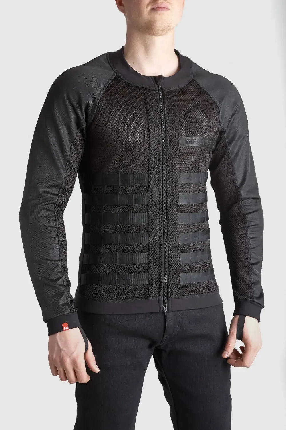 COMMANDO UH BLACK Unisex Lightweight Motorcycle Jacket
