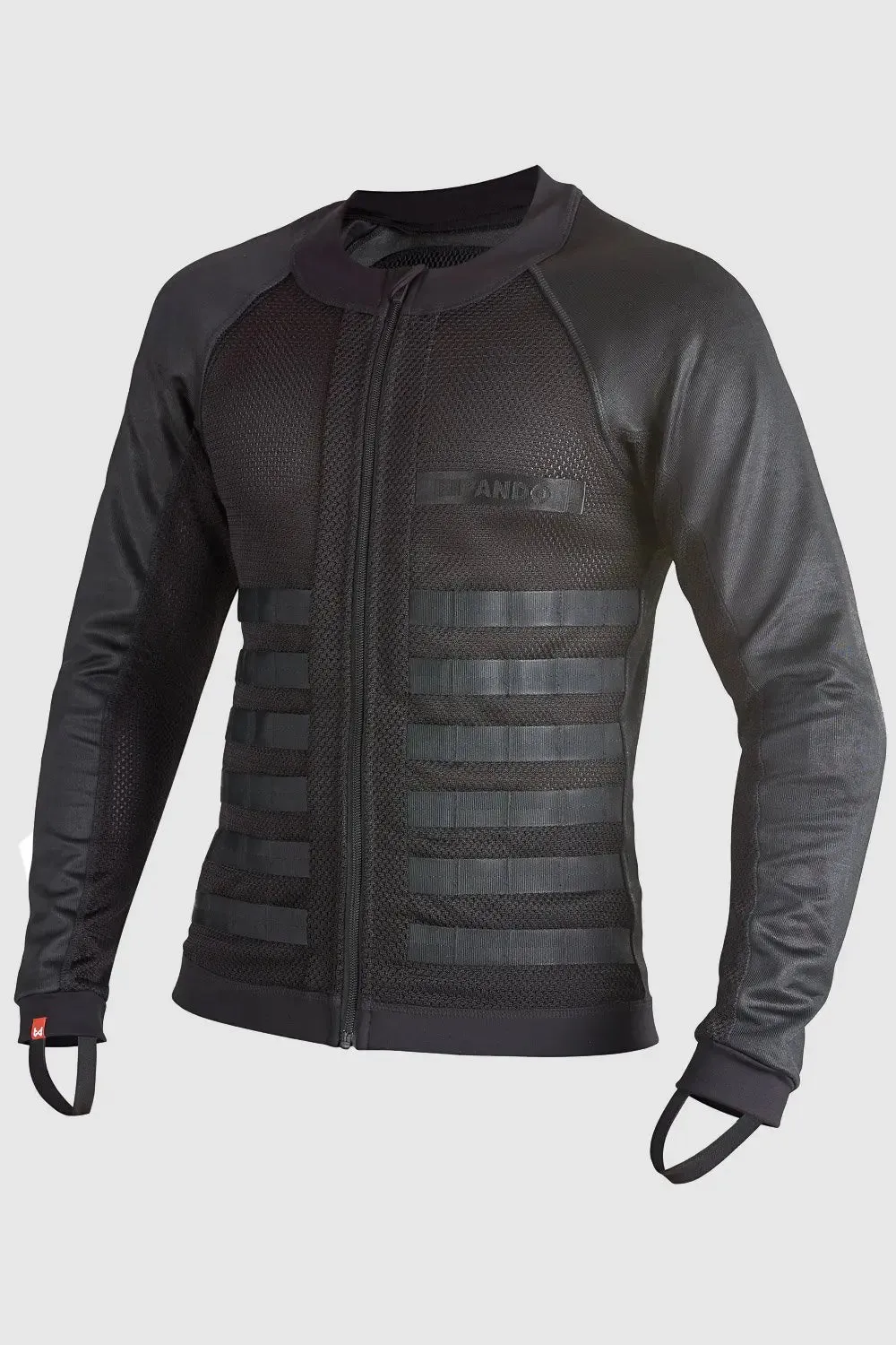 COMMANDO UH BLACK Unisex Lightweight Motorcycle Jacket