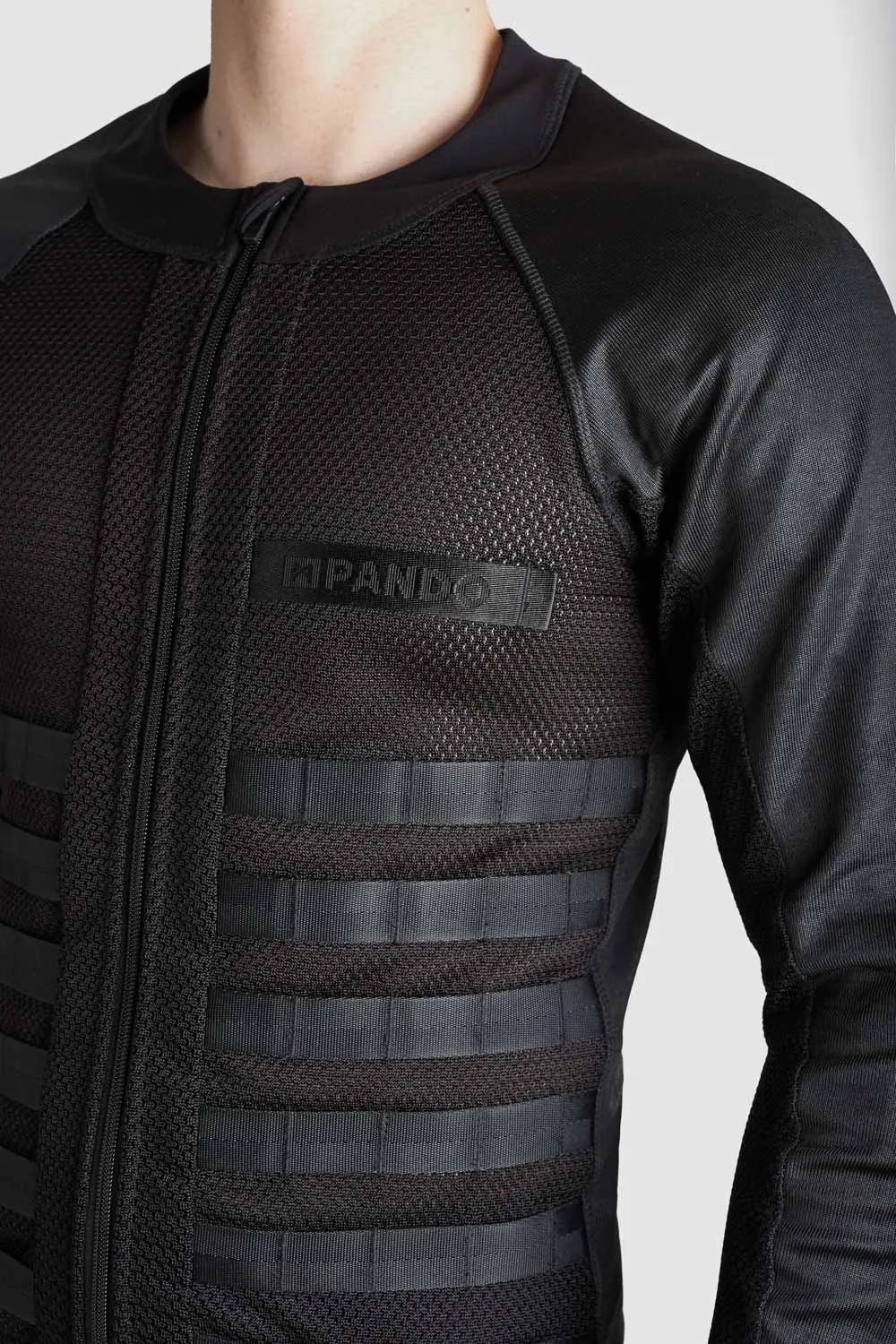 COMMANDO UH BLACK Unisex Lightweight Motorcycle Jacket