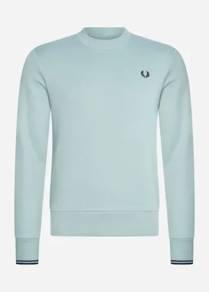 Crew neck sweatshirt - silver blue