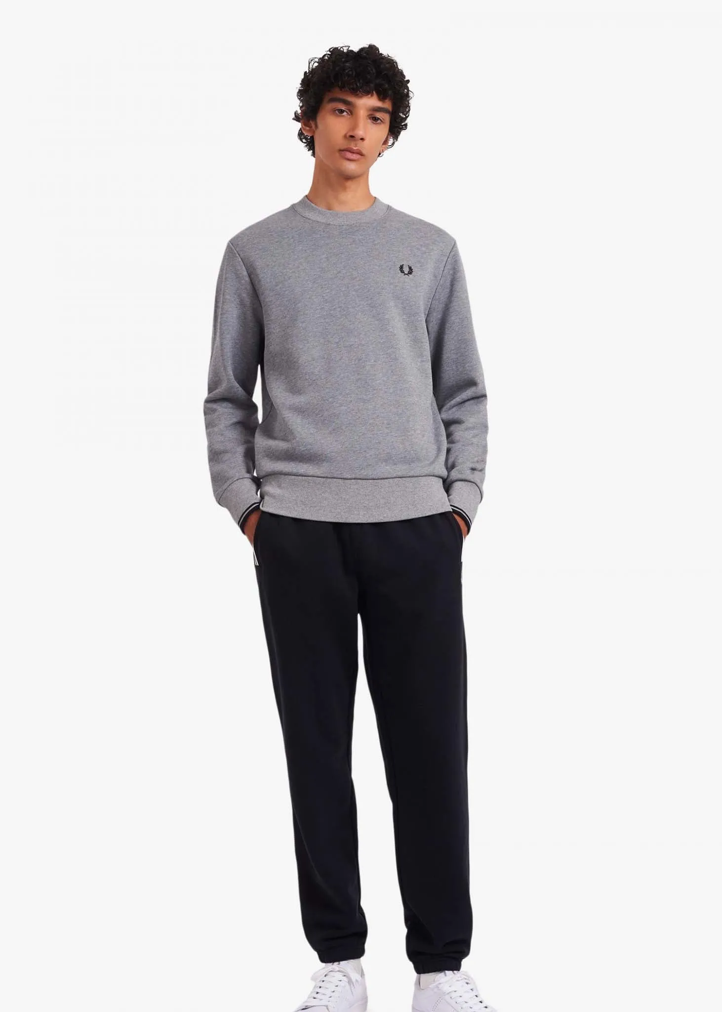 Crew neck sweatshirt - steel marl