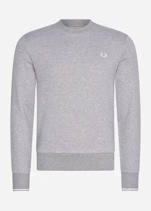 Crew neck sweatshirt - steel marl