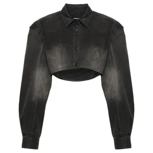 Cropped Long Sleeve Shirt