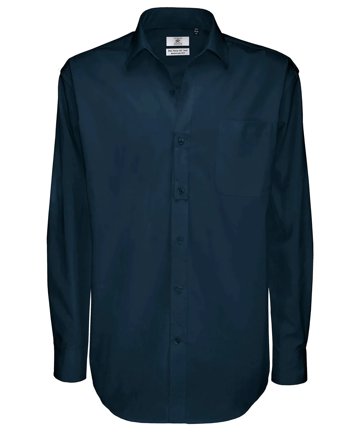 Dark Grey - B&C Sharp long sleeve /men