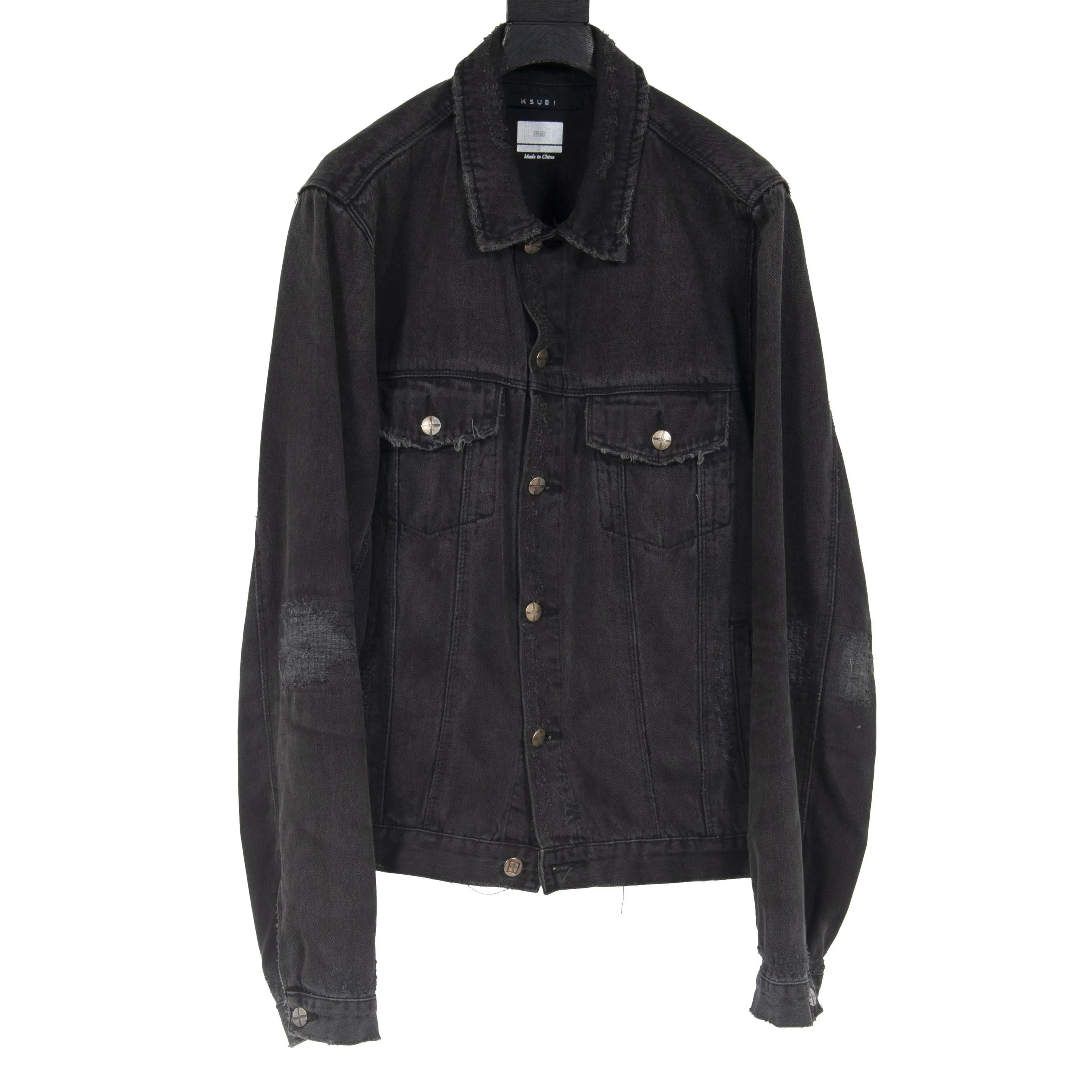 Distressed Denim Jacket
