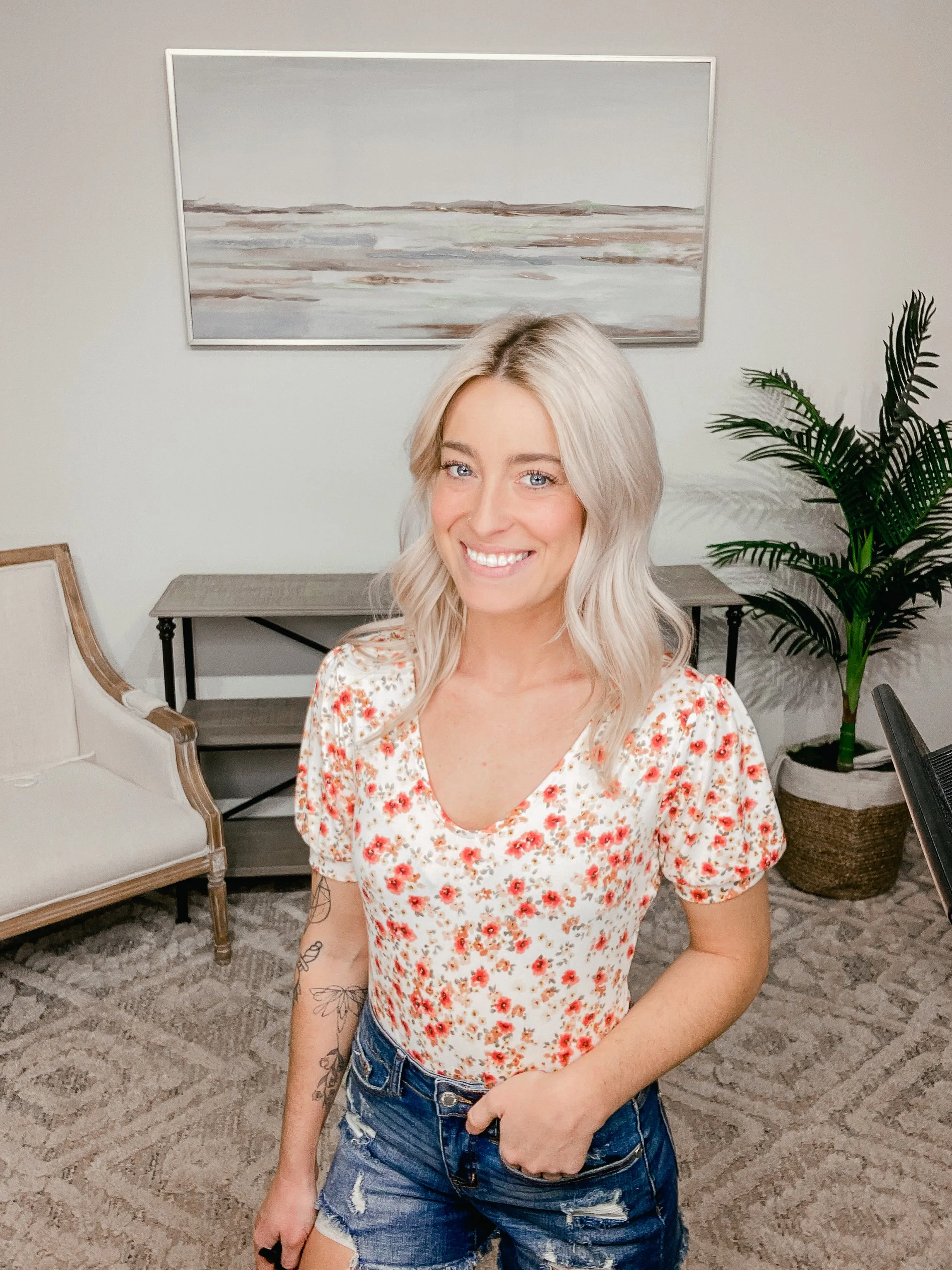 Ditsy Diva Bodysuit