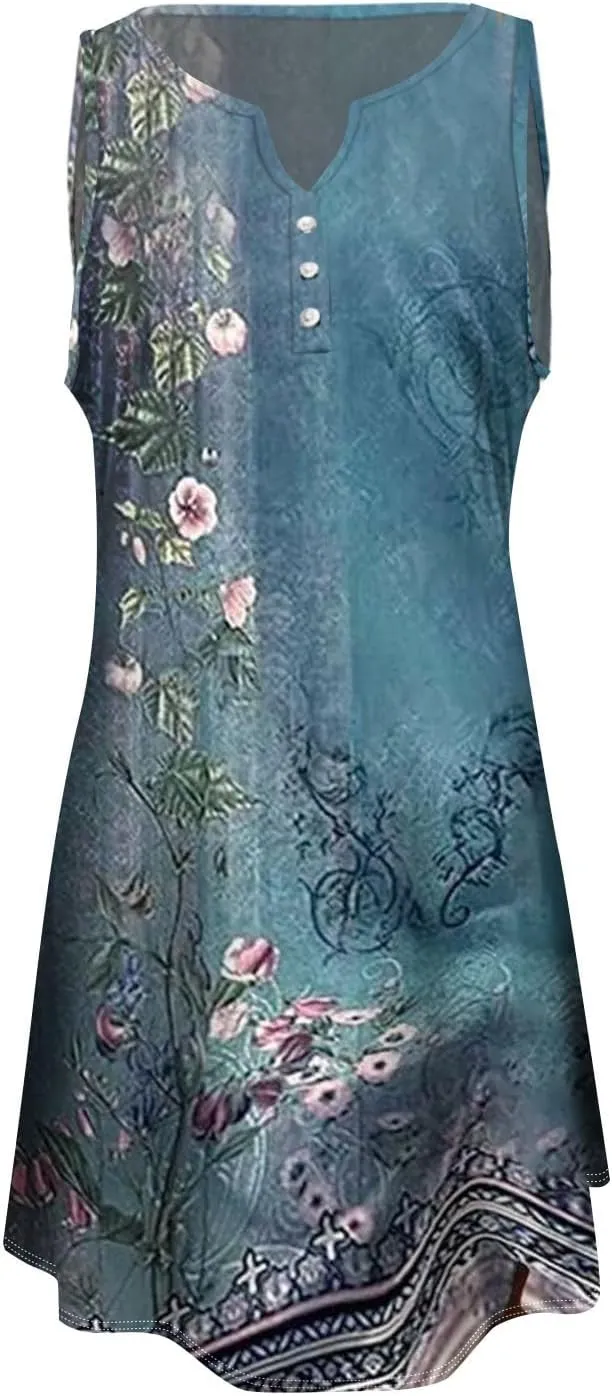 Dresses for Women 2024 Stylish Printed Skinny Dress Women Spring Dresses 2024 Tshirt Dress Midi Summer Dresses for