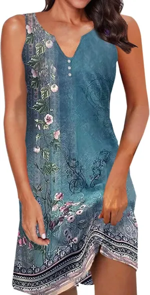 Dresses for Women 2024 Stylish Printed Skinny Dress Women Spring Dresses 2024 Tshirt Dress Midi Summer Dresses for
