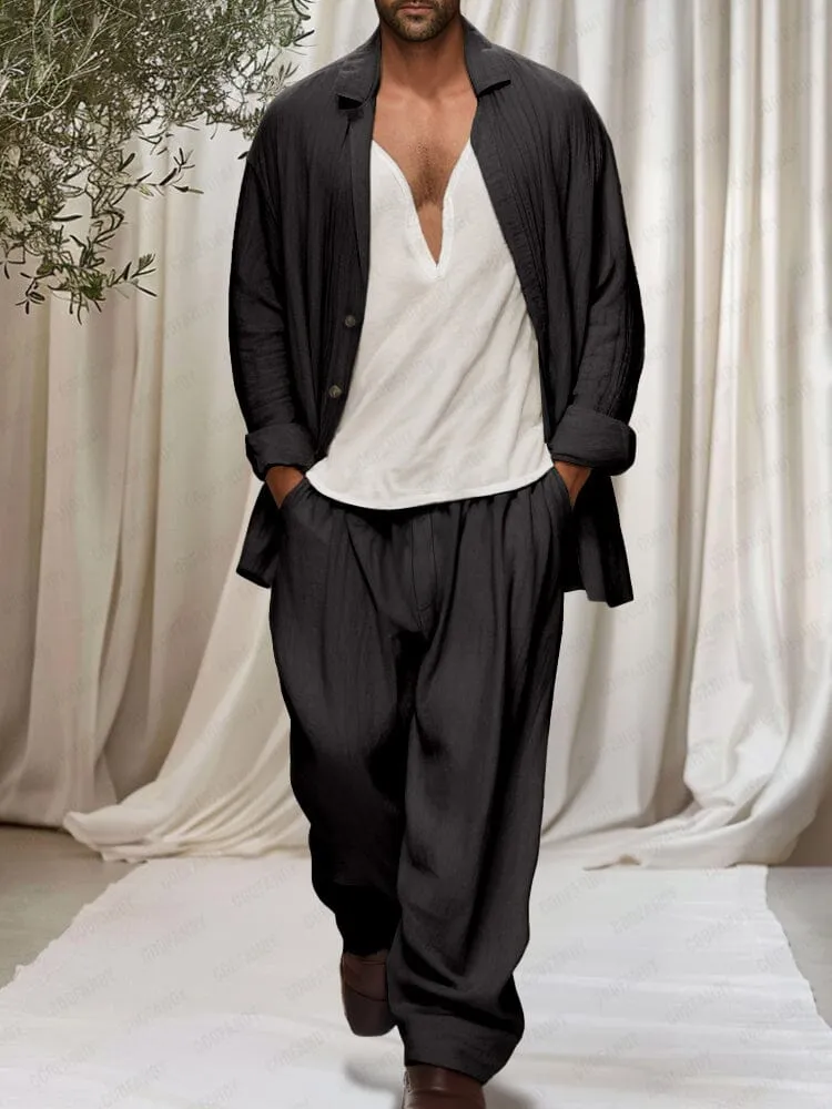 Elegant Utility Cotton 3-Piece Outfits