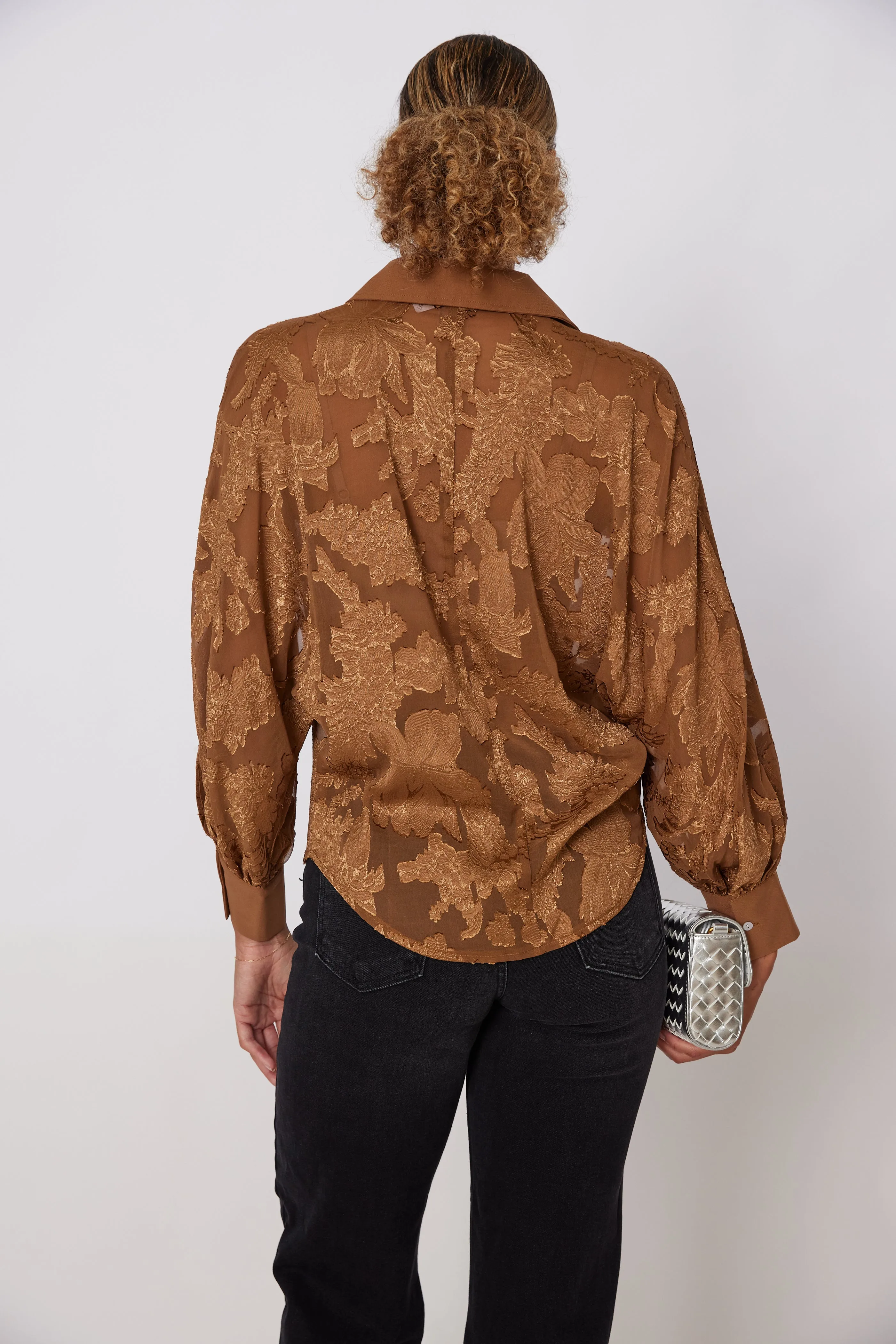 Ellena Floral Button Down Blouse
