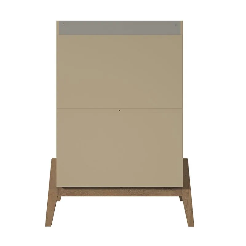 Essence 48.23" Tall Dresser with 5 Full Extension Drawers in Grey