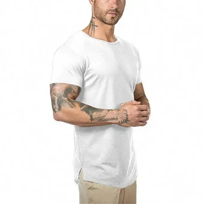 Essential Comfort: Solid Cotton Short Sleeve T-Shirt for Everyday Style