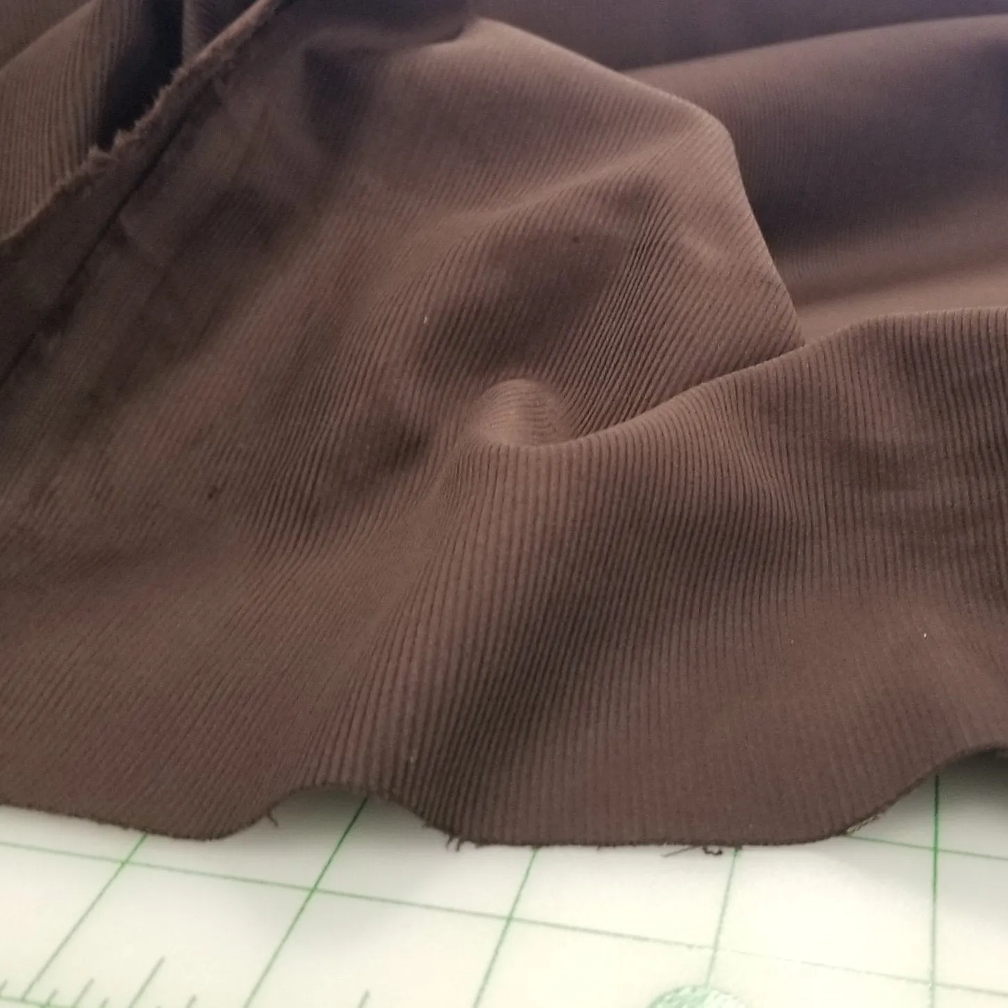 Fashion Corduroy Dark Chocolate Brown 16 Wale Cotton Woven-Sold by the yard