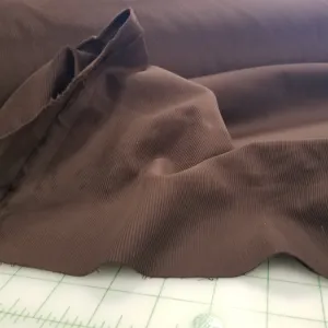 Fashion Corduroy Dark Chocolate Brown 16 Wale Cotton Woven-Sold by the yard