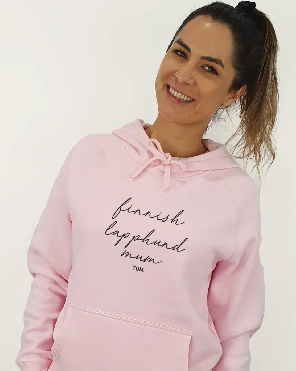 Finnish Lapphund Mum Illustration: Unisex Hoodie