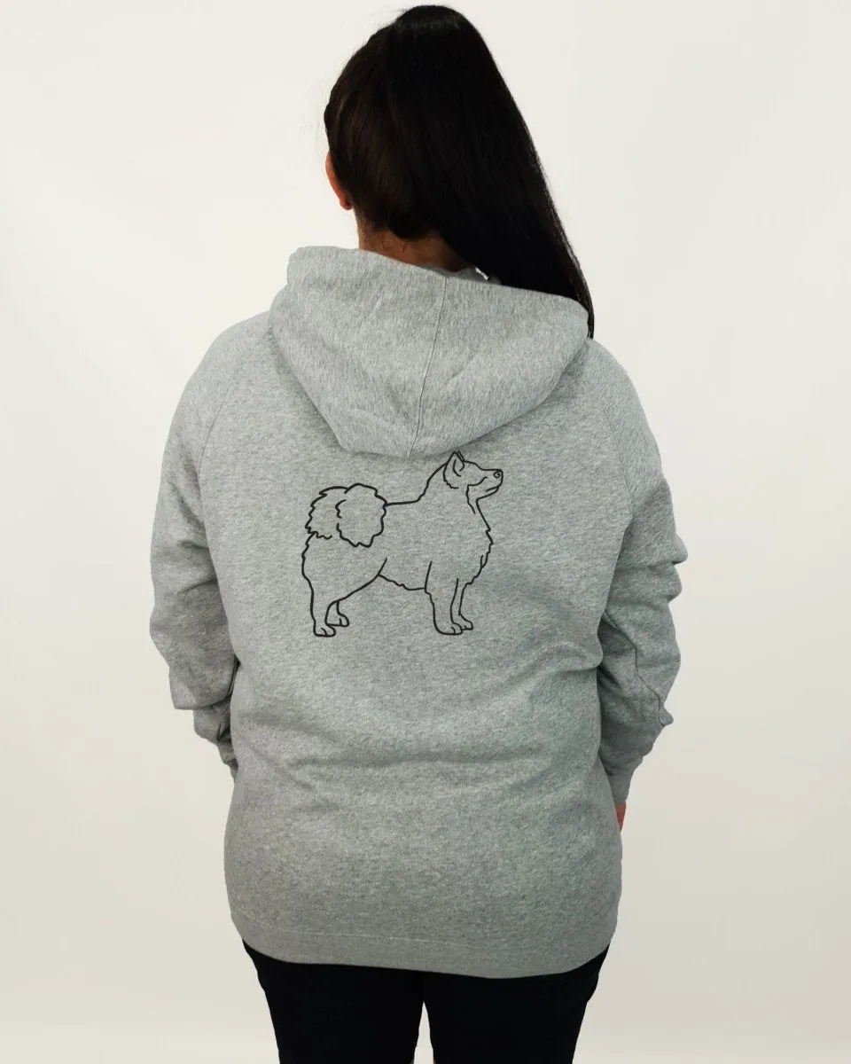 Finnish Lapphund Mum Illustration: Unisex Hoodie