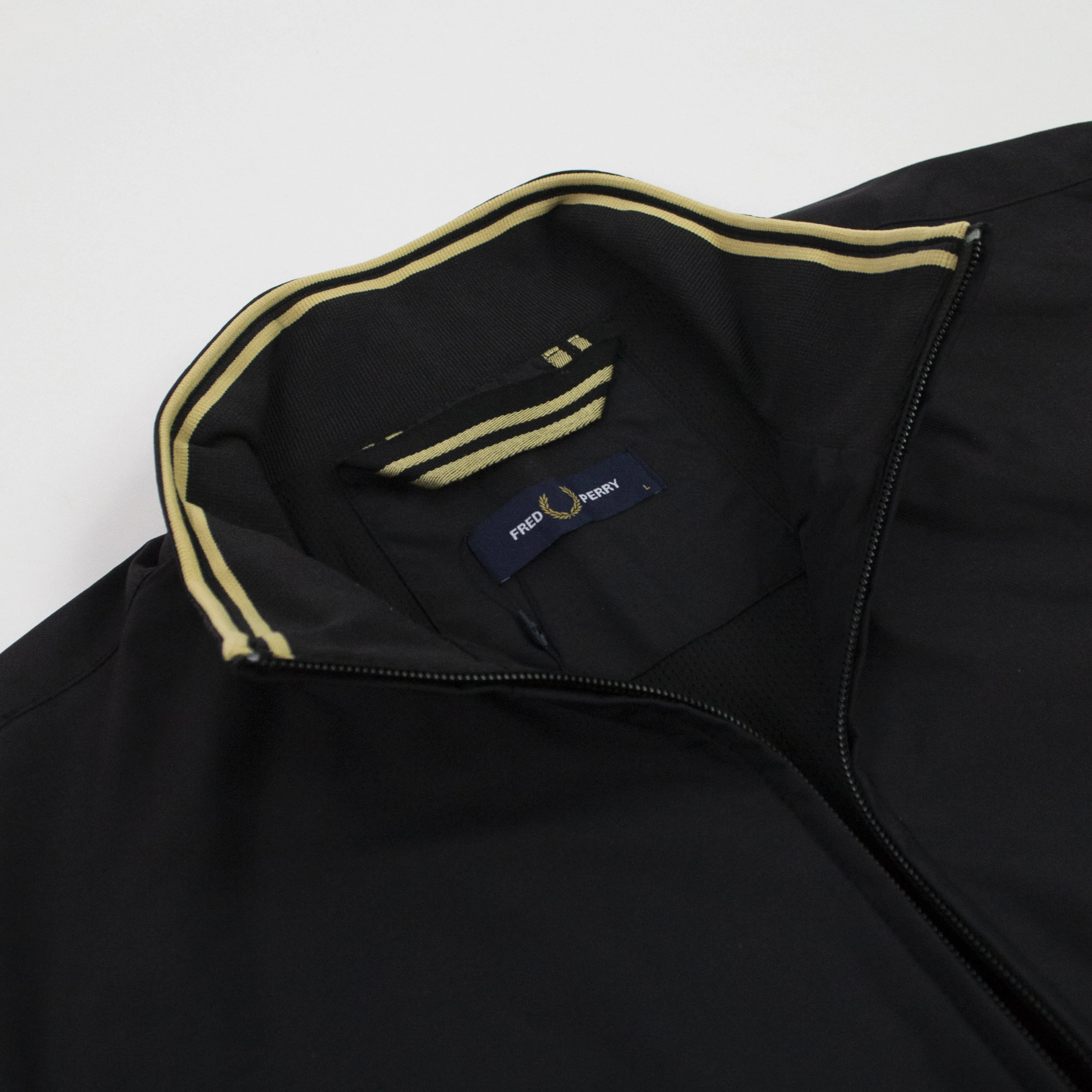 Fred Perry Brentham Jacket - Black / Gold